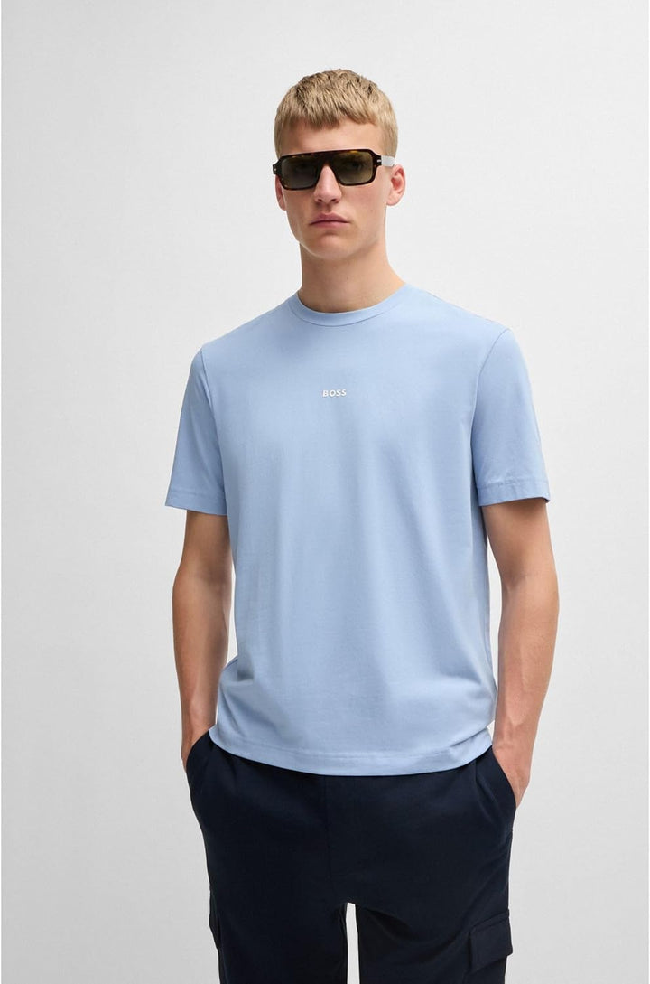 BOSS Herren T-Shirt XS Open Blue470, XS Open Blue470