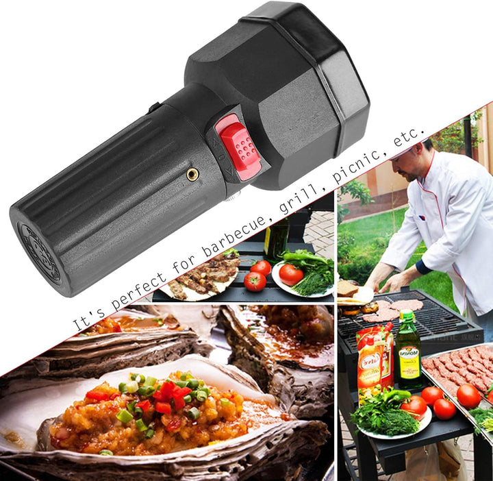 Greensen BBQ Grillmotor, 5V DC Rotisserie Motor mit USB-Boost-Kabel, Variable Geschwindigkeit, für G
