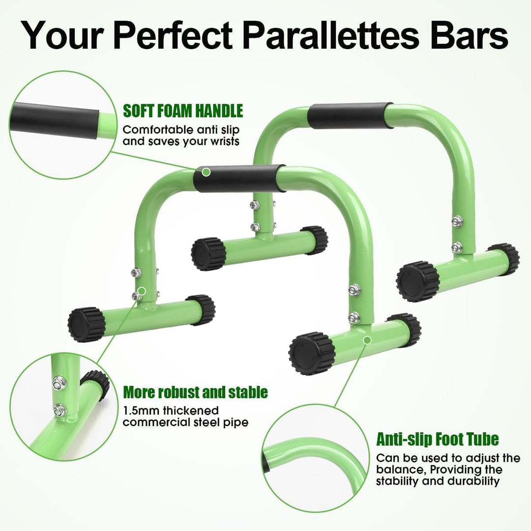 AmazeFan Parallettes, Handstand Barrenm, Grosser Push Up Bar & & Dip Barren, Rutschfeste Liegestützg