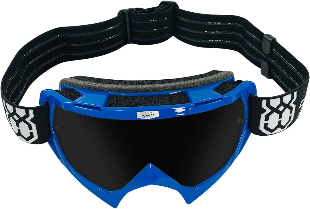 TWO-X Cross-Brille - Motocross-Brille - Kratzfeste Motorrad-Brille - Enduro & Downhill - Modell Race