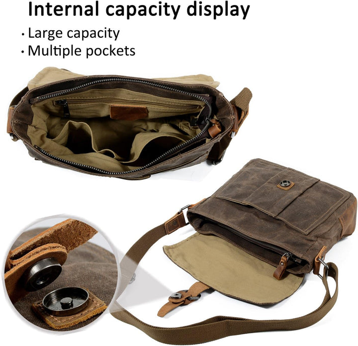 FANDARE New Umhängetasche für Laptop, 7,9 Zoll (7,9 Zoll), Umschlagtasche, Herren, Handel, Reise, mu