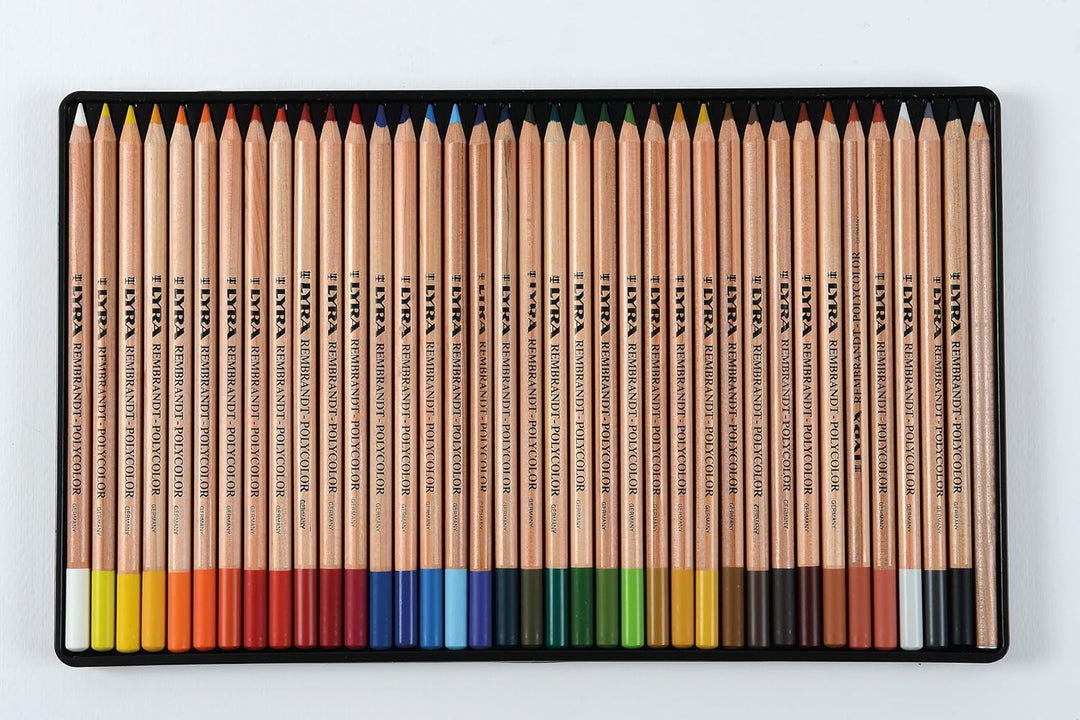 LYRA 2001360 Rembrandt Polycolor Künstlerstifte in Metalletui, 36 Stück 36 Polycolorstifte, 36 Polyc