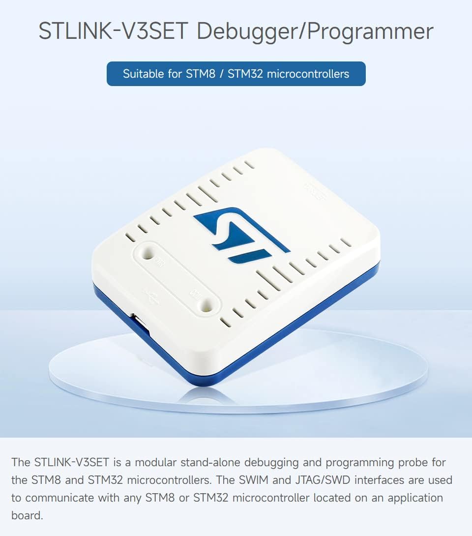 Waveshare STLINK-V3SET Modular in-Circuit Debugger and Programmer for STM32/STM8 Microcontrollers St