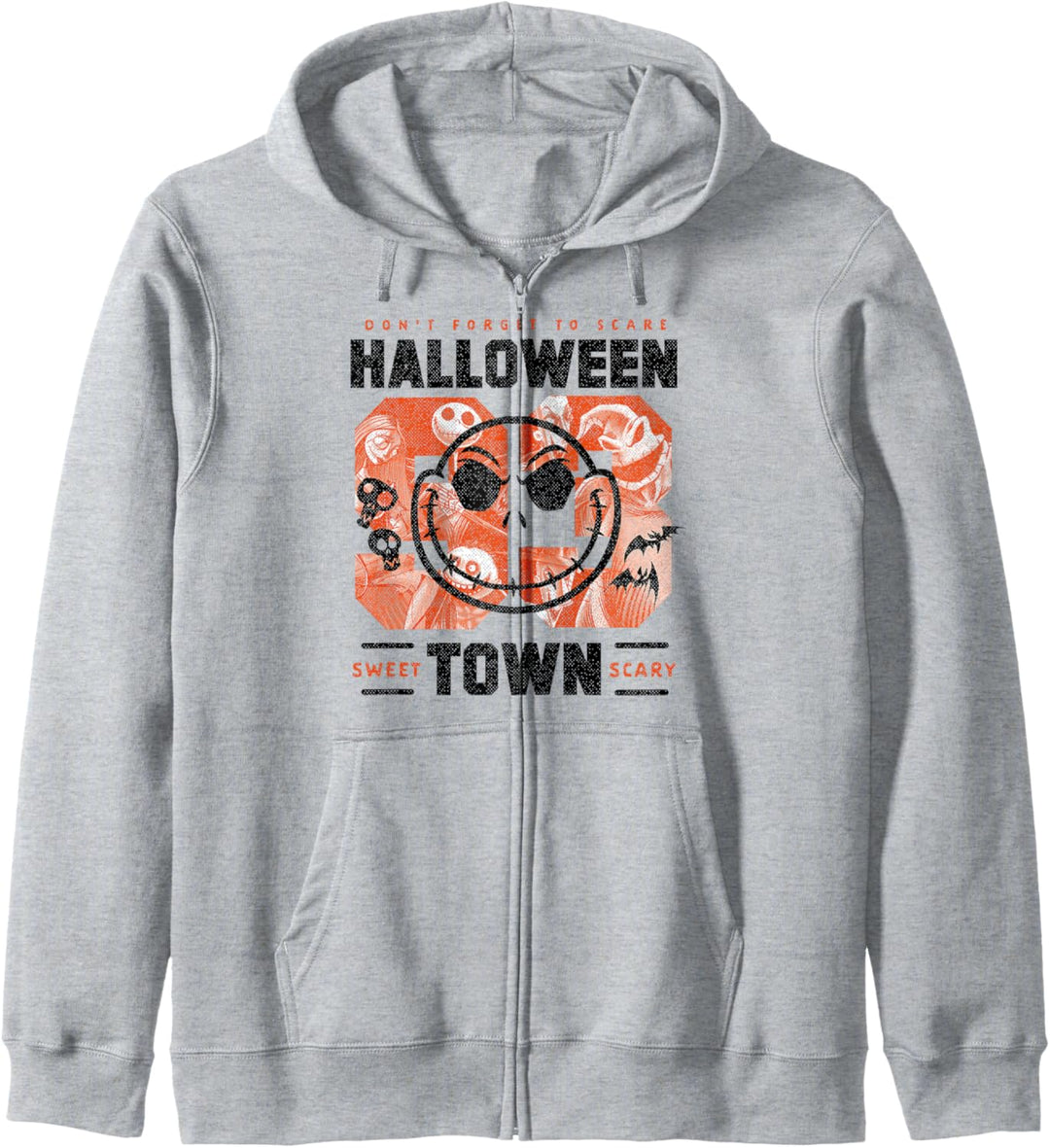Nightmare Before Christmas Halloween Town Jack Silhouette Kapuzenjacke