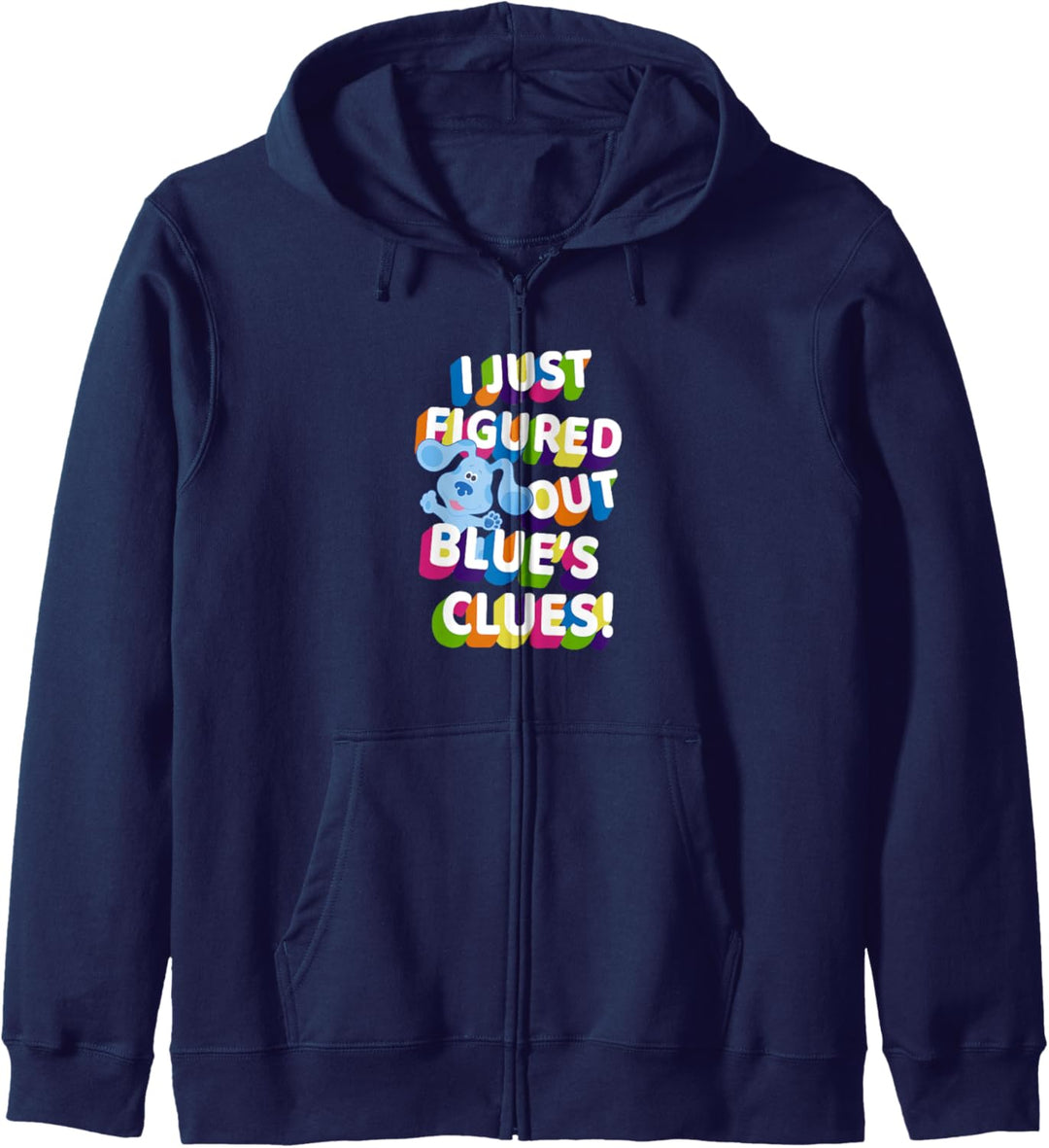 Blue's Clues & You I Just Figured Out Blue's Clues Colorful Kapuzenjacke