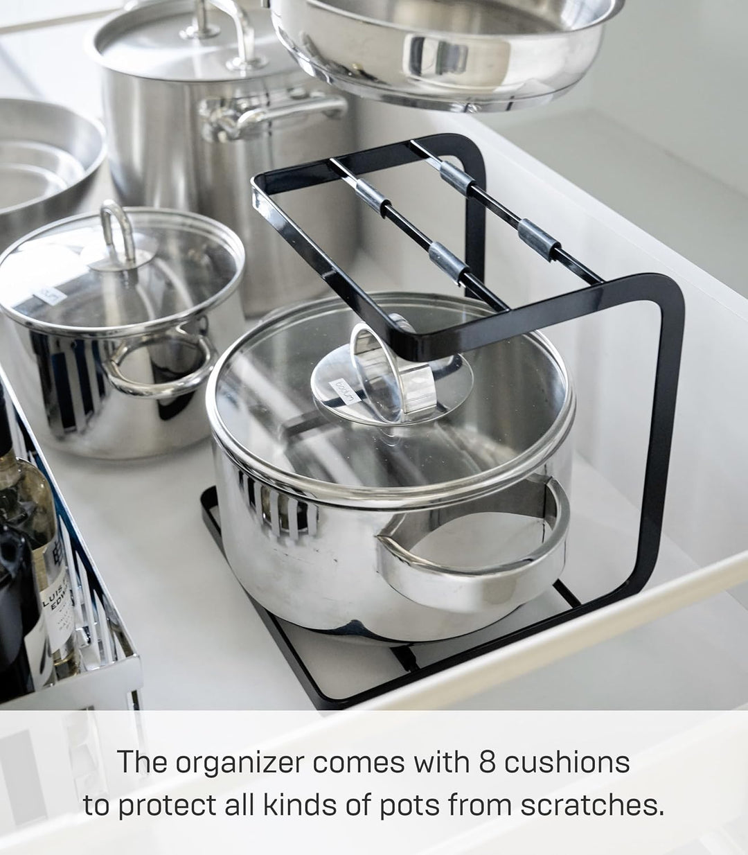 Pot stand - Tower - black Schwarz, Schwarz