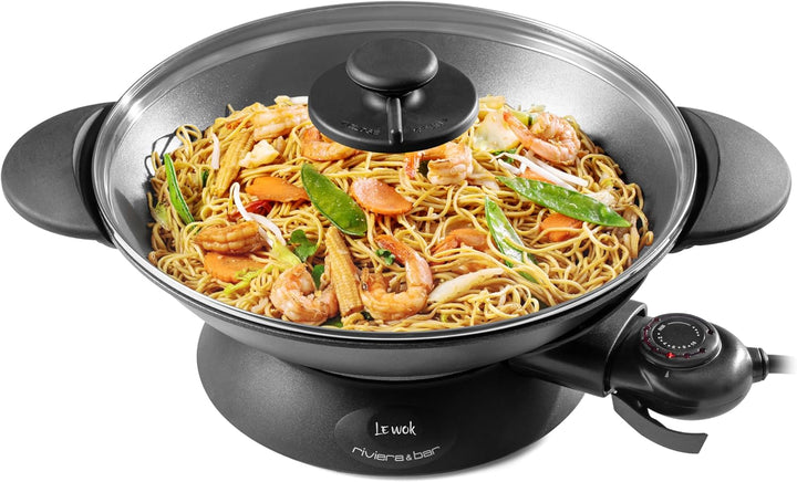 Riviera-et-Bar QWK460 Elektrischer Wok, Aluminium