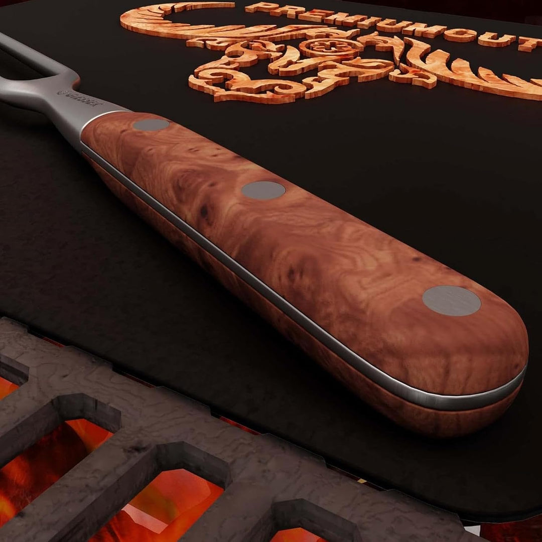 GIESSER seit 1776 - Made in Germany - Tranchiergabel 21 cm Tree of Life, PremiumCut Fork No 1, Fleis