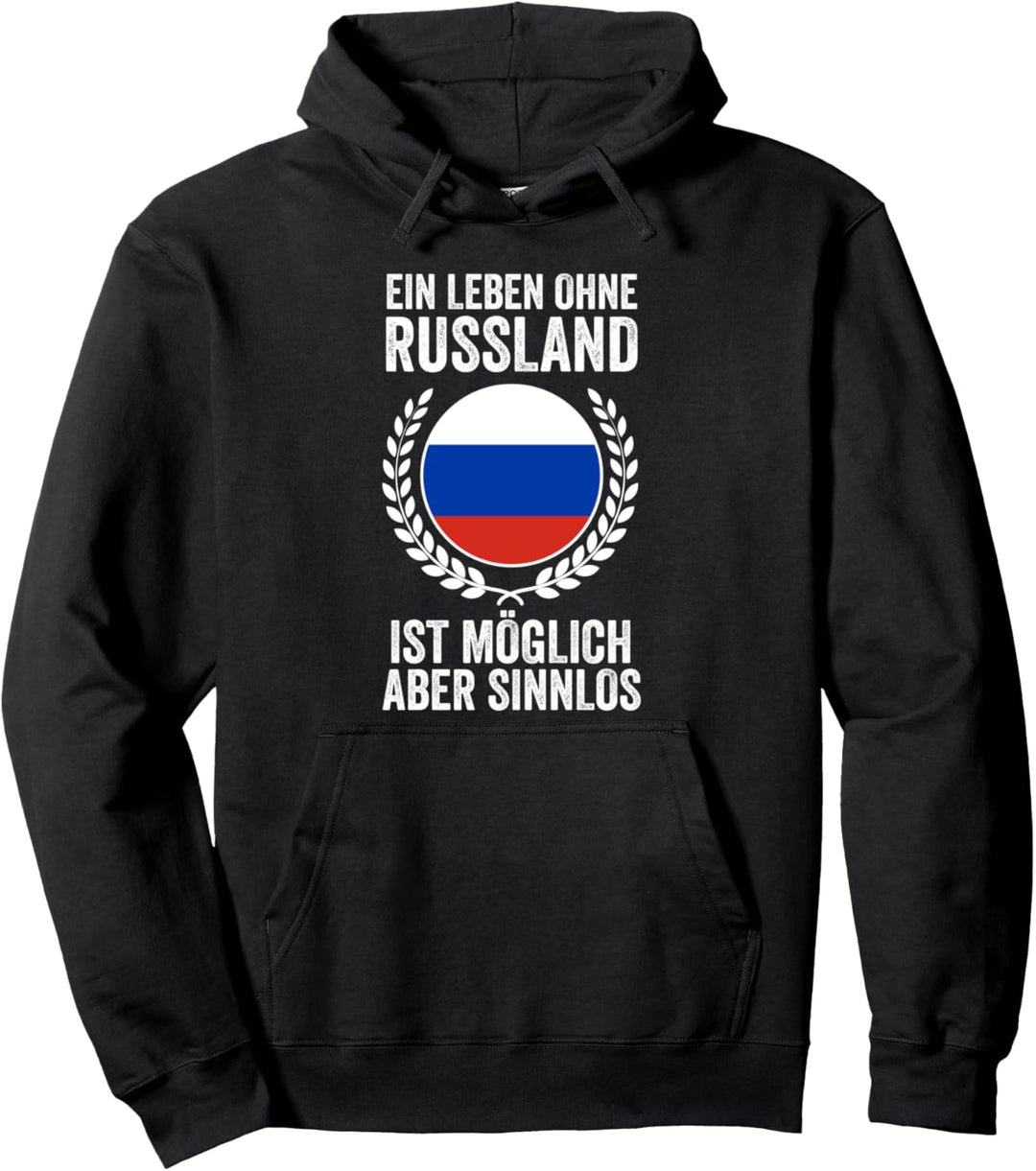 Russe Russin Russen Russische Flagge Russland Pullover Hoodie