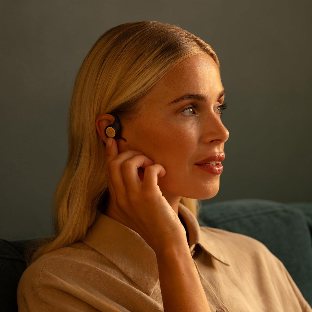 Marley House of Liberate Open Ear Kopfhörer Bluetooth - Open Ear Headphones mit Mikrofon, Earbuds mi