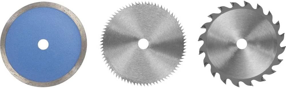 Original Einhell Sägeblatt-Set 6 tlg. (Mini-Handkreissägen-Zubehör, Ø 85 mm x Ø 10 mm, 2 x Diamant-T