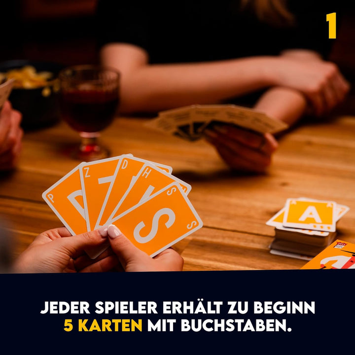 ATM Gaming Quickstop - Das Buchstaben-Duell - Kartenspiel für Jugendliche und Erwachsene - Schnell u