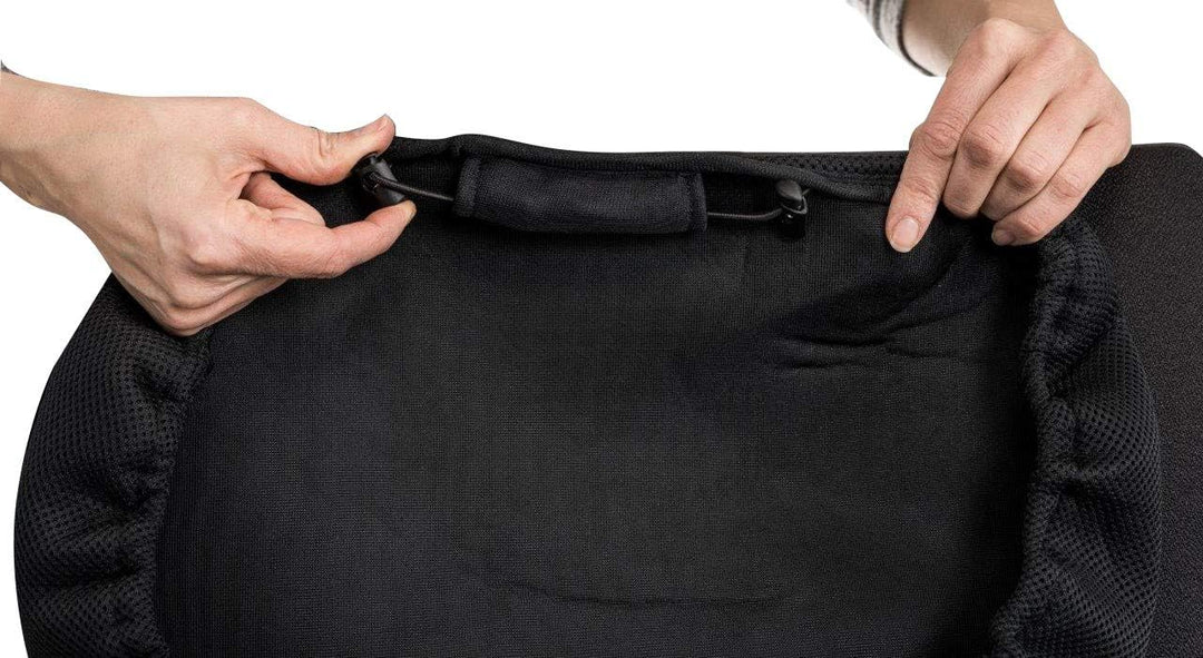 CLEANCHAIR Bürostuhlbezug für die RÜCKENLEHNE (Grösse Standard) Waschbarer Bezug für Ihre Bürostuhlr