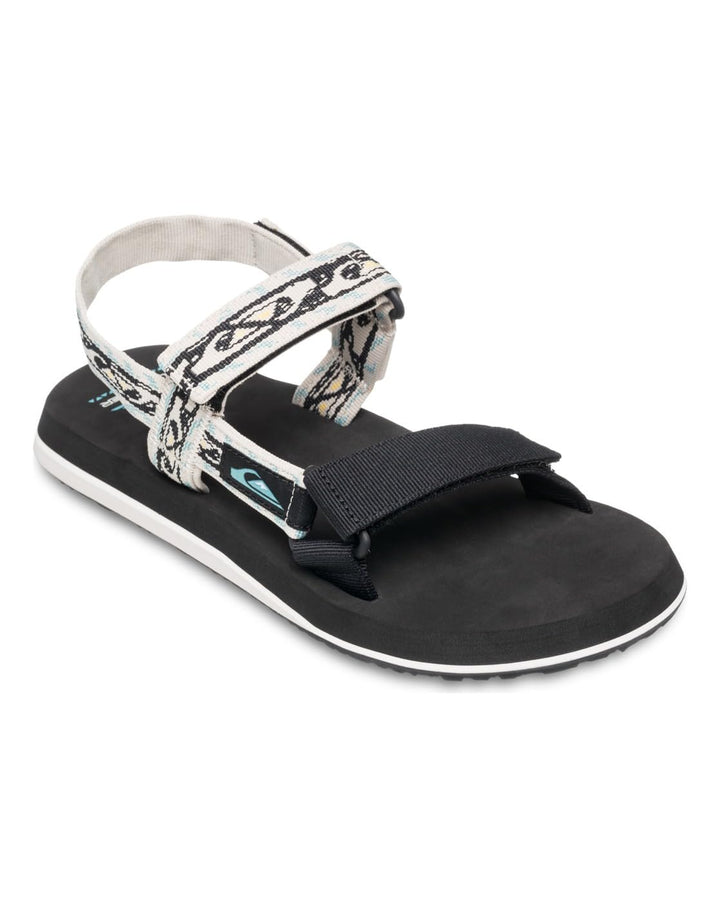 Quiksilver Herren Monkey Caged Sandale 41 EU Black White, 41 EU Black White