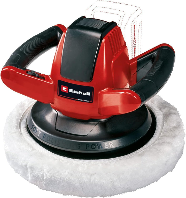 Einhell CE-CB 18/254 Li-Solo Power X-Change Akku-Autopoliermaschine + Polierhauben