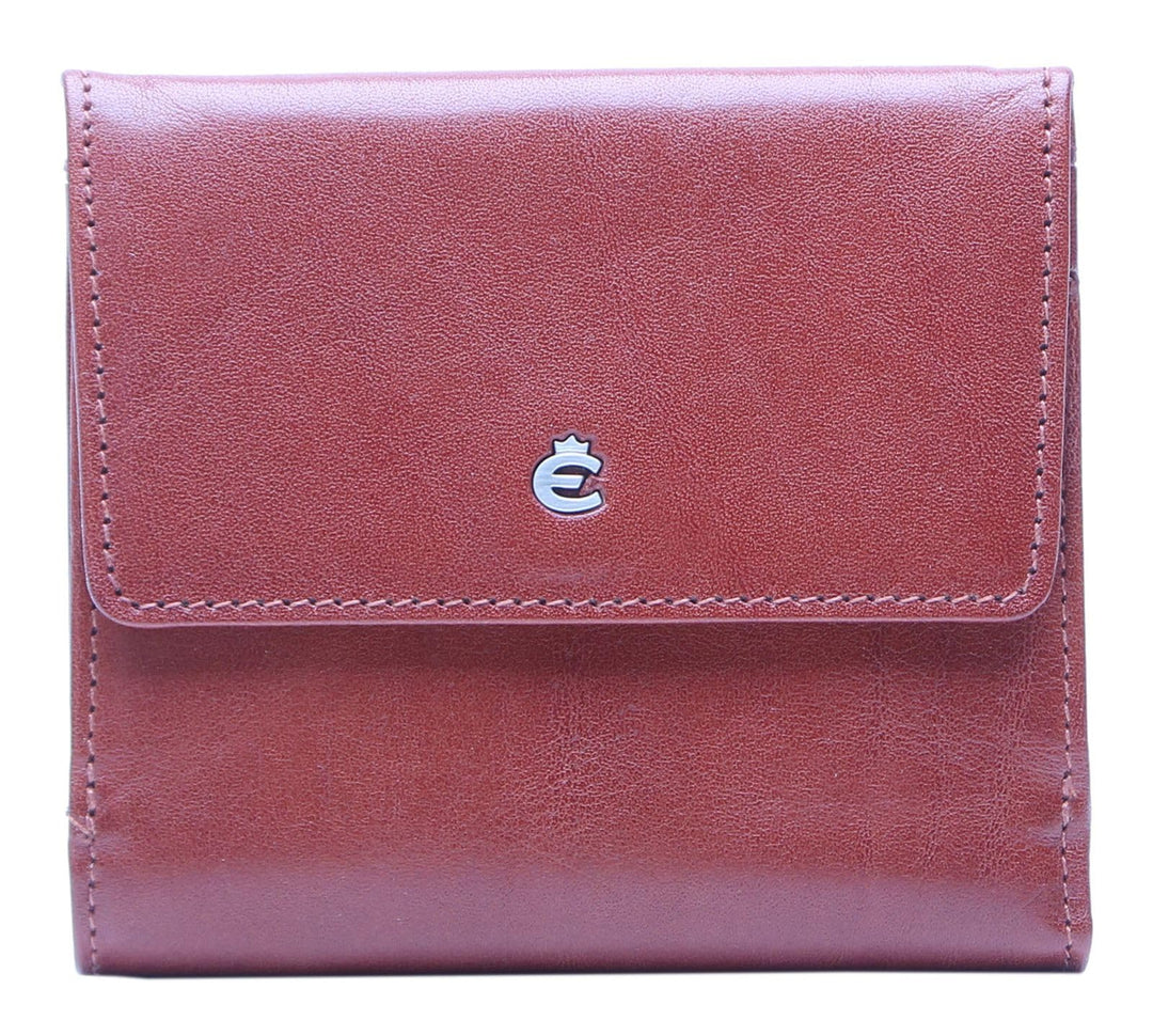 Esquire Toscana Schachtelbörse Leder 10,5 cm Braun, Braun