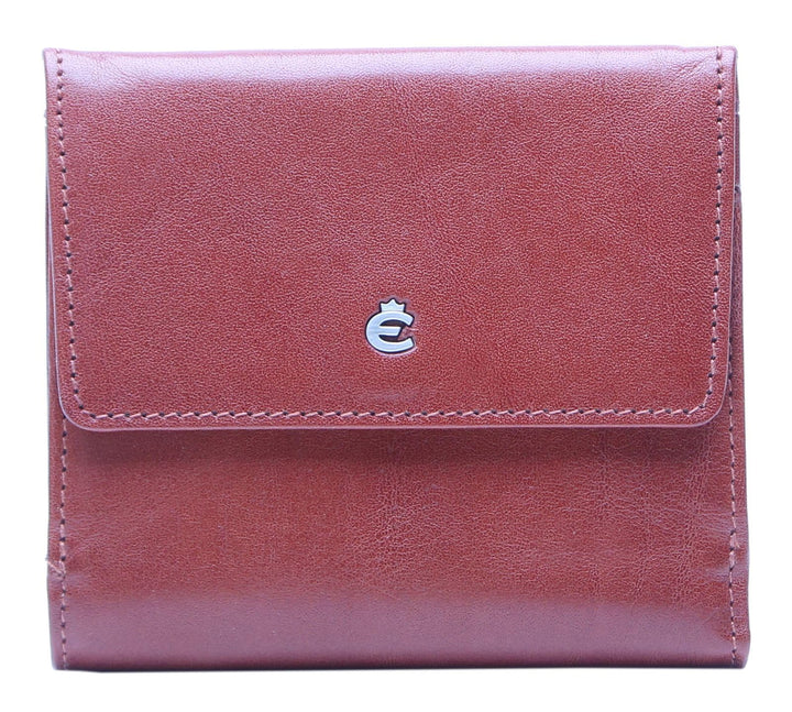 Esquire Toscana Schachtelbörse Leder 10,5 cm Braun, Braun