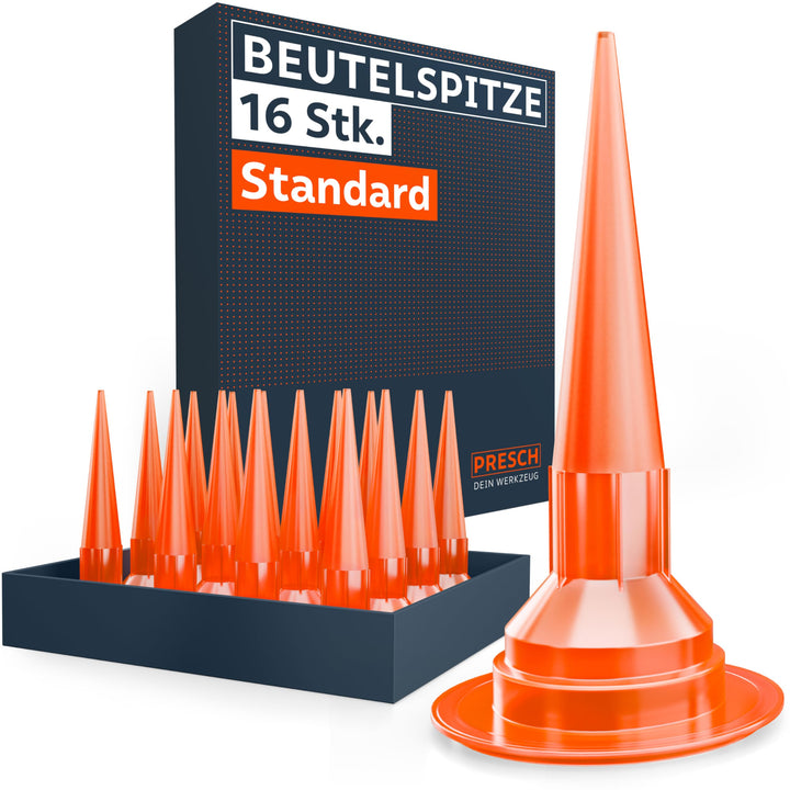 Presch Beutelspitze für Kartuschenpresse 16 Stk. - Für alle Kartuschenpressen mit Beutel 600ml - Sta