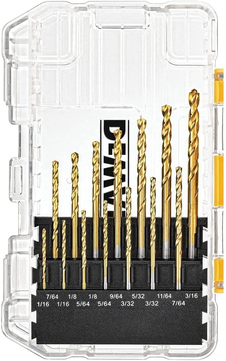 DEWALT DW1361 Bohrer-Set, Titan-Nitridbeschichtung, 21-teilig Bohrersatz 21-teilig Bohrersatz, Bohre