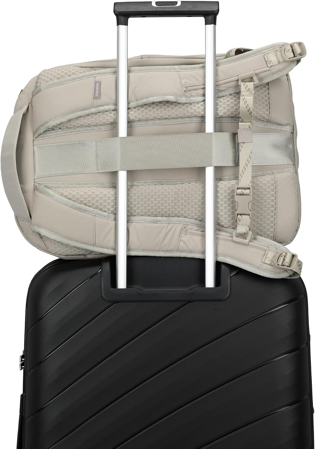 Travelite Rucksack VENTURE LINE M, 31x44,5x17 cm, 22 L, robustes Nylon, Laptopfach 15,6 Zoll, Trolle