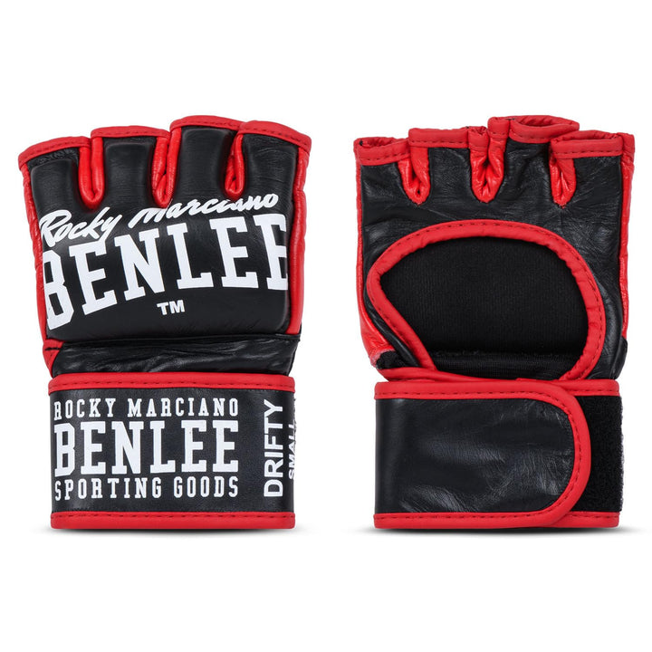 BENLEE MMA-Trainingshandschuhe aus Leder (1 Paar) DRIFTY L Schwarz, L Schwarz