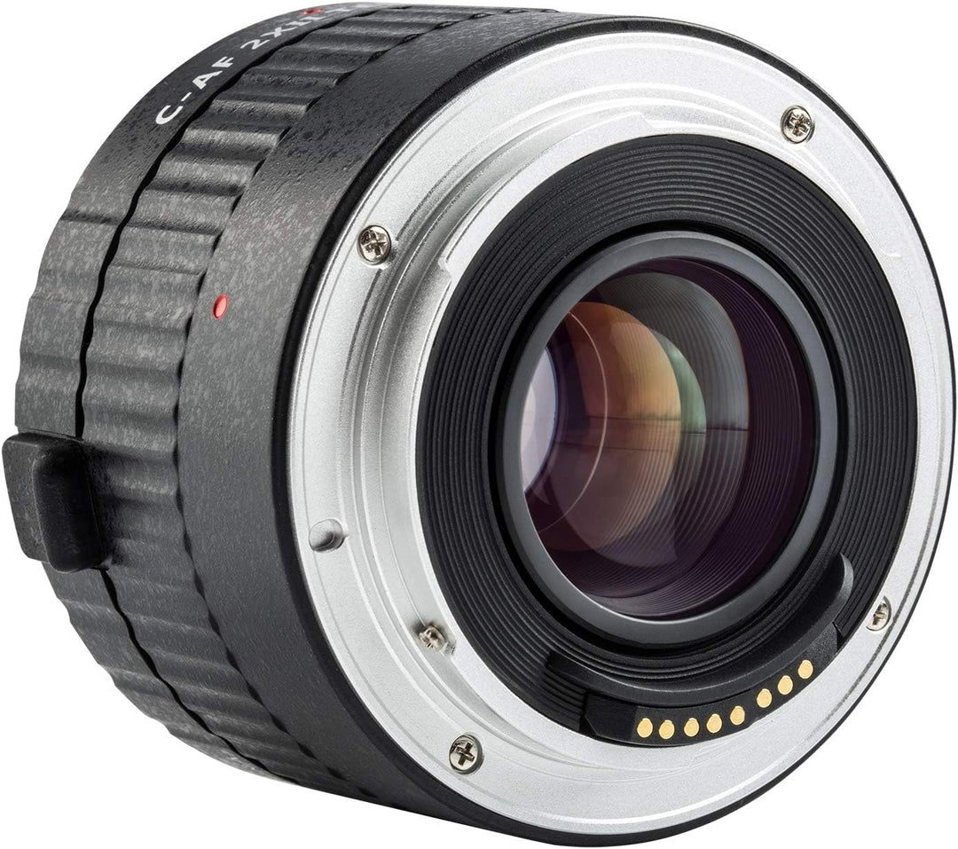 EF Objektiv 2.0X Telekonverter,VILTROX C-AF 2XII Teleplus Autofokus 2X Tele-Extender für Canon EF Mo