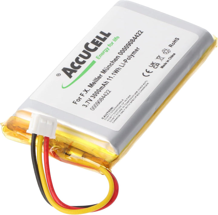 Akku kompatibel mit F.X. Meiller München 0000 9084 422, 3.8 Volt, 3000mAh Li-Polymer