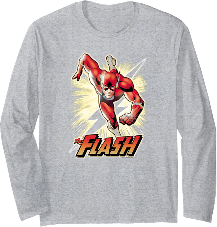 Justice League Flash Yellow Langarmshirt