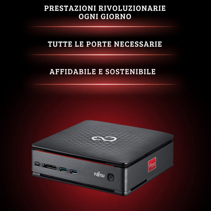 Fujitsu, Sofort einsatzbereit, PC, Intel i5, 8 GB RAM, SSD, 256 GB, PC Desktop mit Office 2021, Wind
