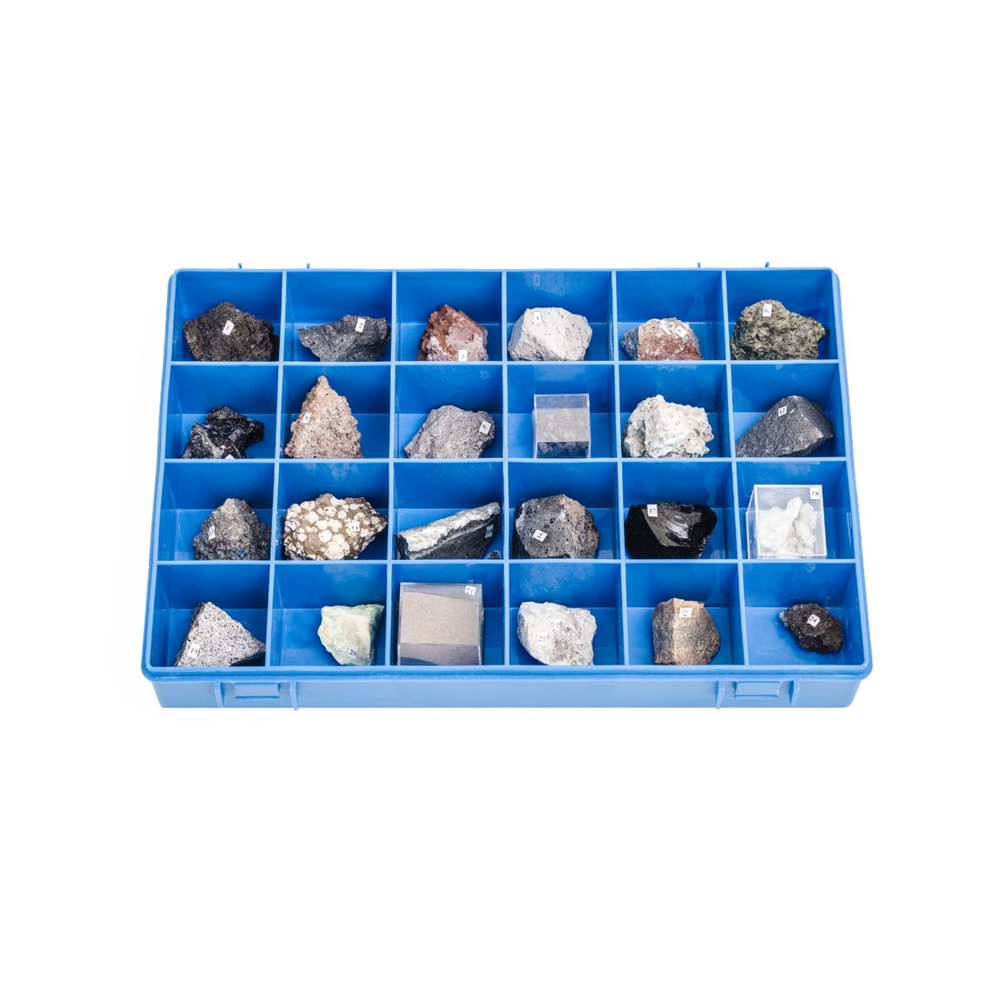 3B Scientific Mineralogie - Sammlung 24 vulkanischer Gesteine und Mineralien 1018442