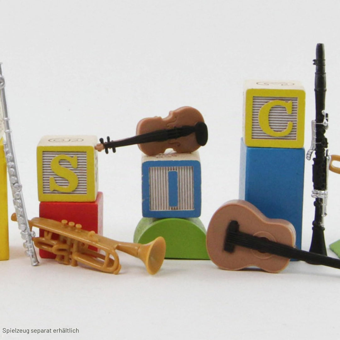 Safari Ltd Musikinstrumente TOOB - Figuren: Posaune, Flöte, Saxophon, Gitarre, Violine, Horn, Trompe