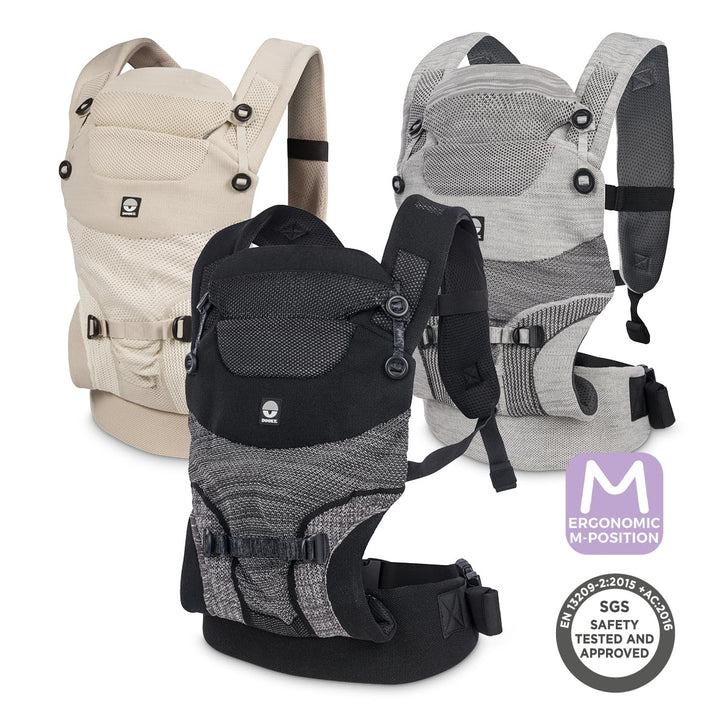 Dooky Carrier Terra Nova, Babytrage Neugeborene ab Geburt, Ergonomische Babytrage 0-3 Jahre, 3.5-15