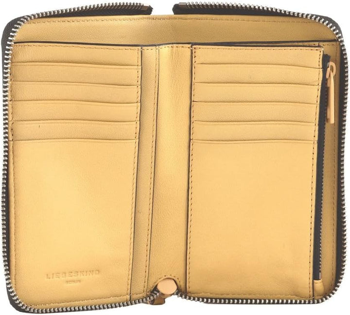 Liebeskind Berlin Fab 3 Frieda Geldbörse, Medium (HxBxT 9.5cm x 16.5cm x 2cm), Champagne