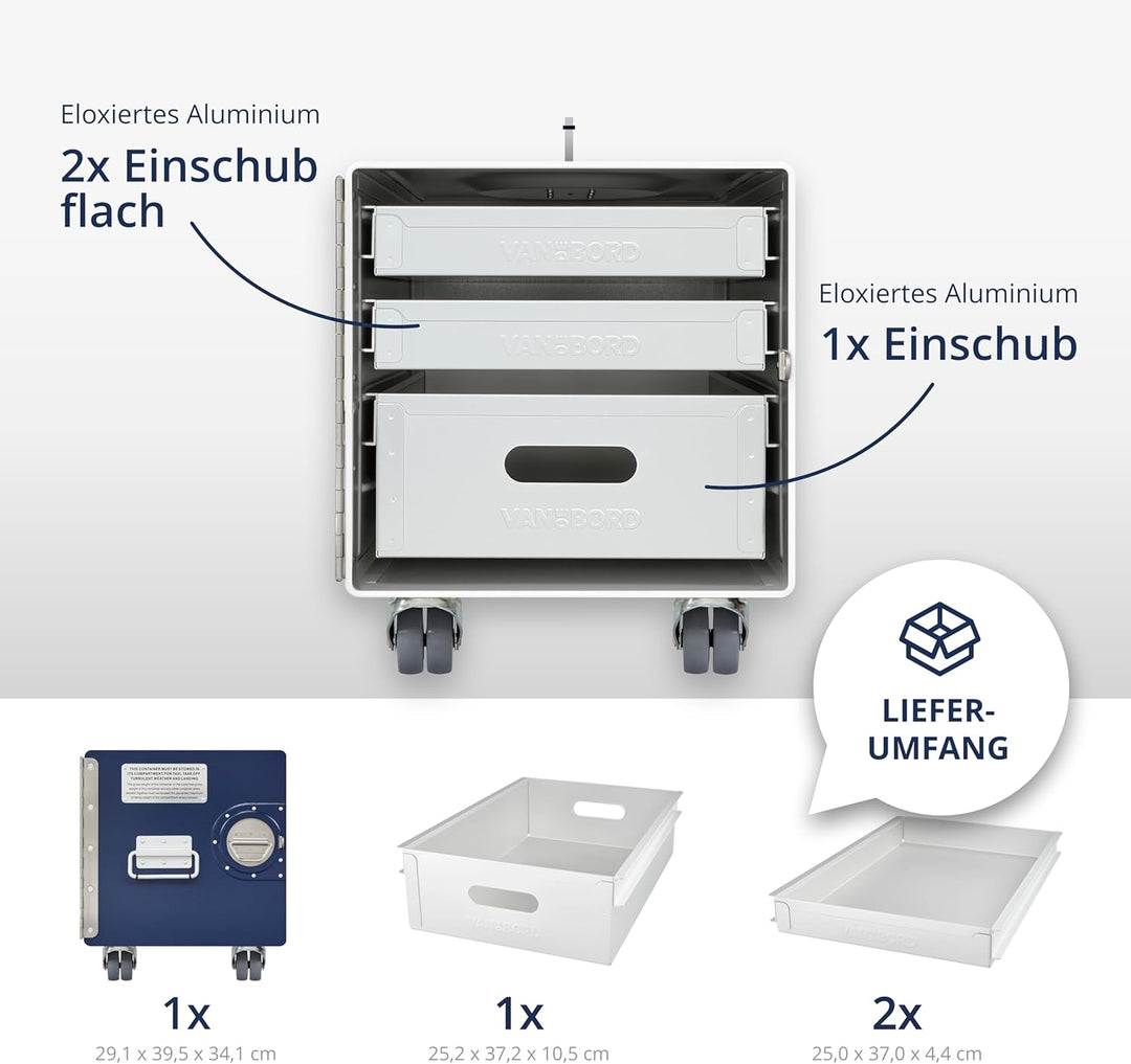 Rollcontainer mit Schubladen, Metallschrank, mobiler Aktenschrank, Schubladenschrank, Industrial Möb