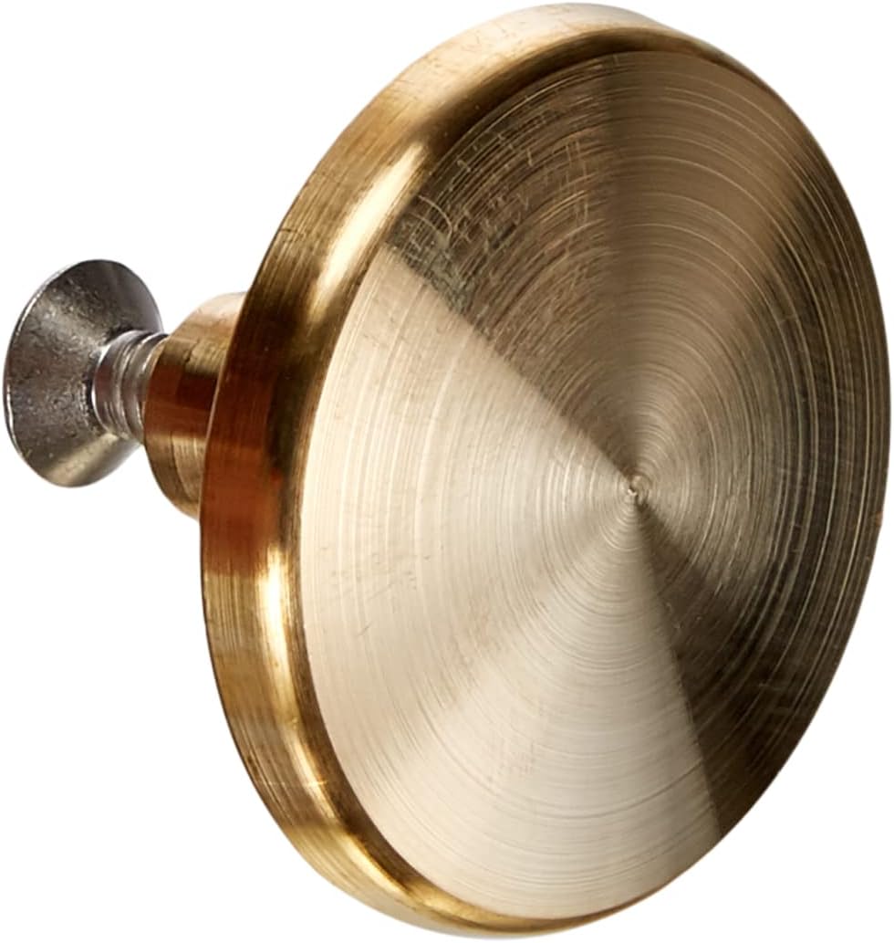 Staub 1190112 Messingknauf, mittel, schwarz, 3,0x3,0x1,8 cm Messing 3 cm, Messing 3 cm