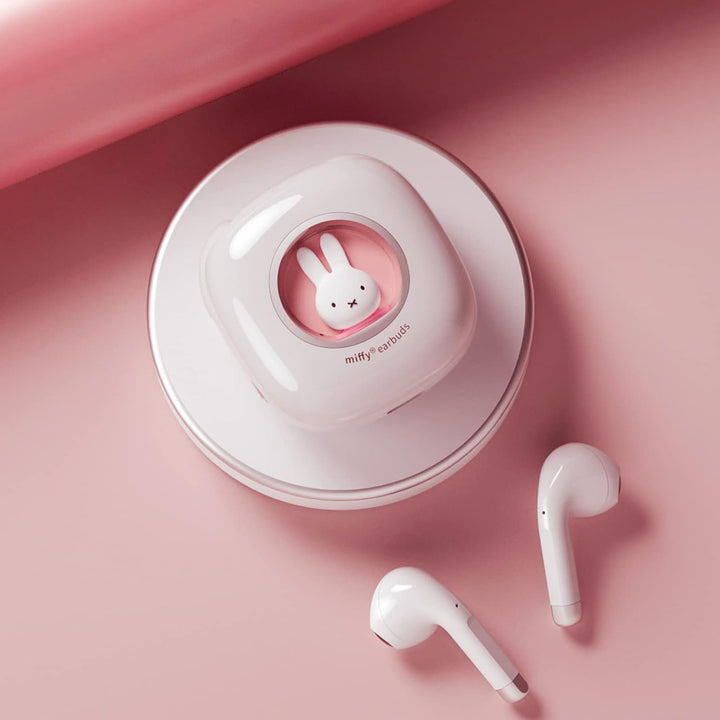 MiPow Miffy Bluetooth Kopfhörer, Kopfhörer Kabellos, Wasserdicht nach IPX5,Touch-Bedienung, Niedlich