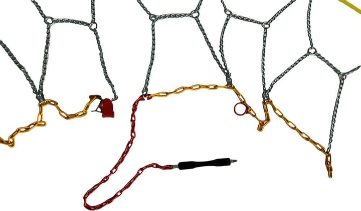 Set mit 2 Schneeketten – 7 mm – Gruppe 130 – maximale Haftung und Sicherheit mit Spannsystem