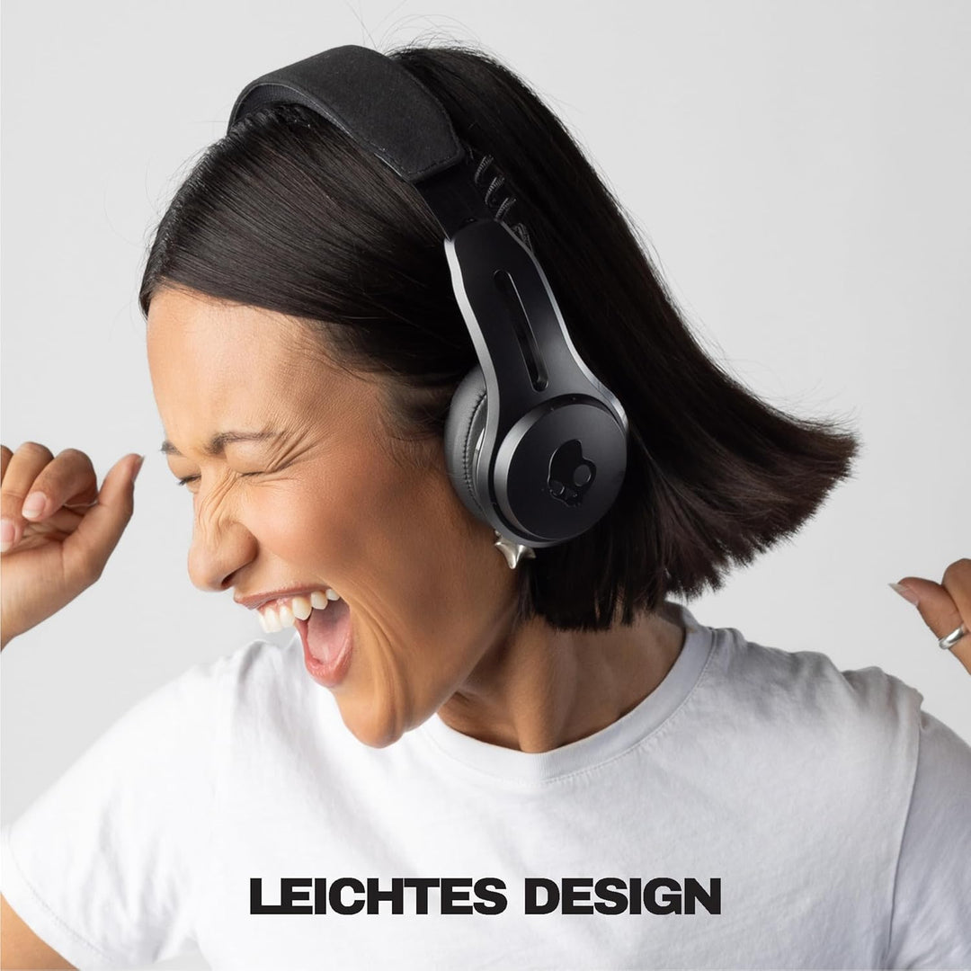 Skullcandy Icon ANC On-Ear Active Noise Cancelling Wireless Bluetooth Kopfhörer, 60 Stunden Akku, Mi