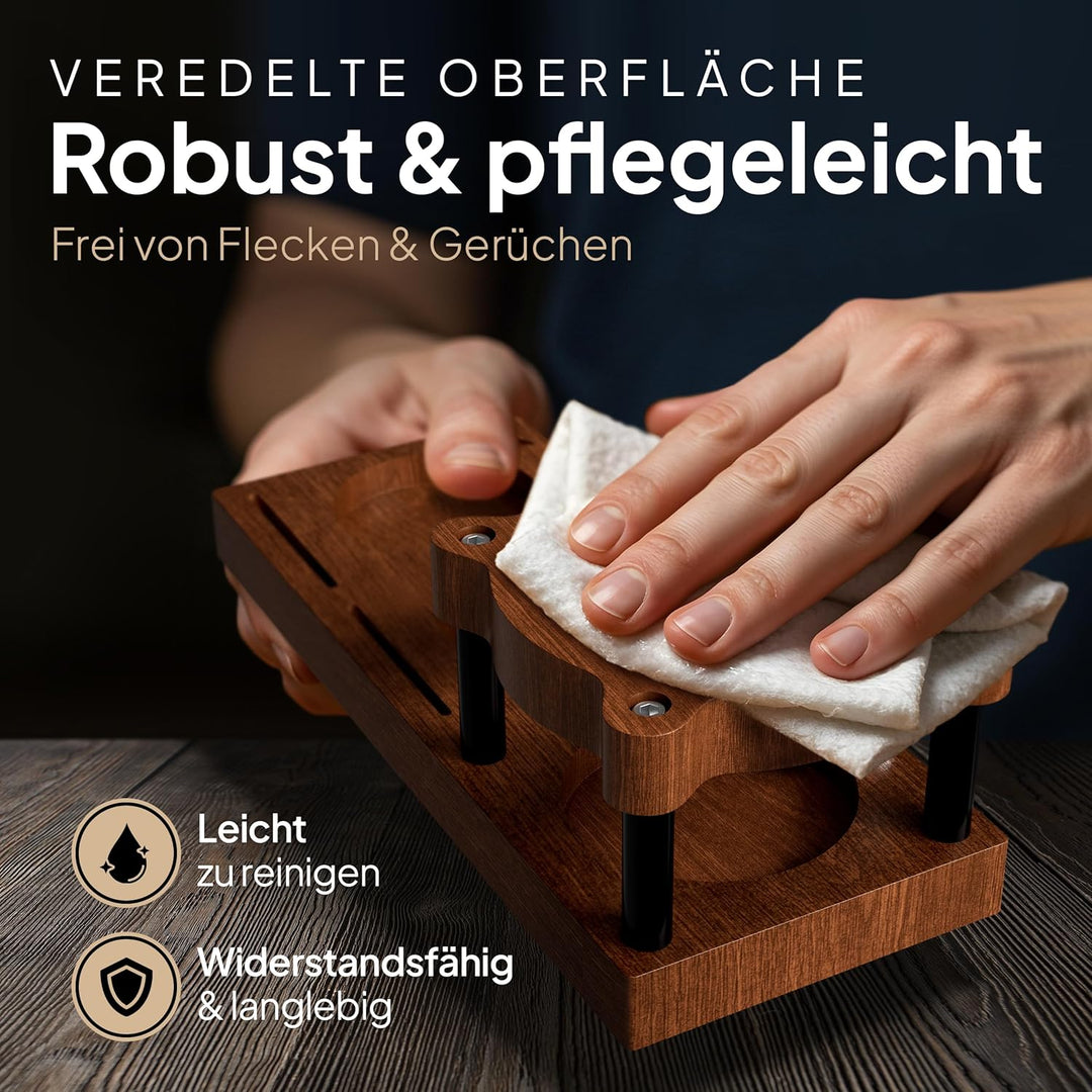 mahona Tamperstation 58mm, 54mm, 53mm - Espresso Tamper Station - Tamping Station - Siebträger Tampe