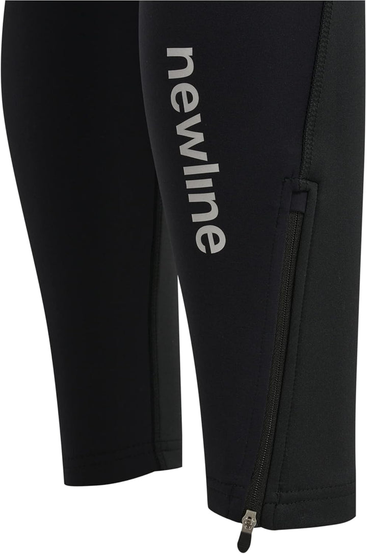 Newline Damen Sporthose schwarz/Silbergrau S