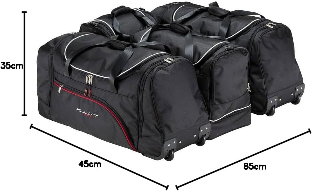KJUST Dedizierte Reisetaschen 4 stk kompatibel mit CUPRA TERRAMAR PHEV I 2024+