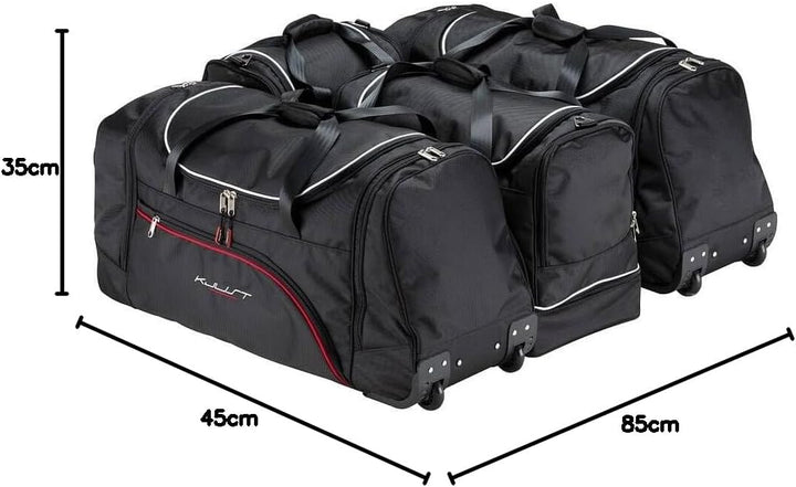 KJUST Dedizierte Reisetaschen 4 stk kompatibel mit CUPRA TERRAMAR PHEV I 2024+