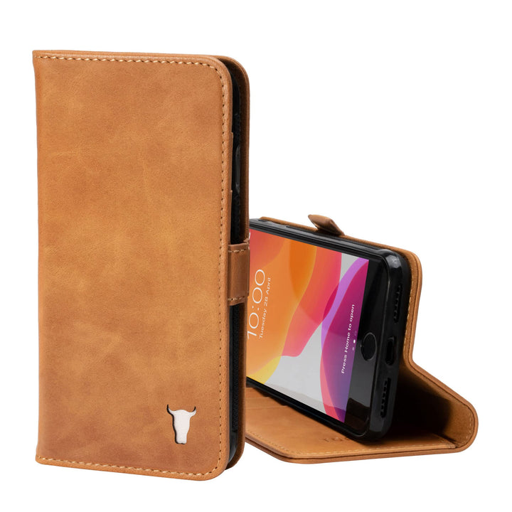 TORRO Hülle kompatibel mit iPhone SE 2022/2020 und iPhone 7/8 – Premium Leder Hülle mit Standfunktio
