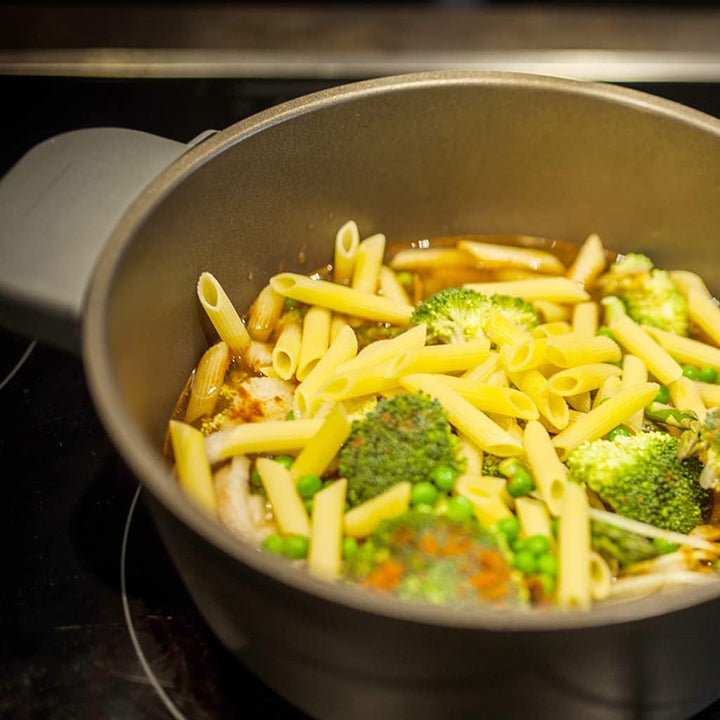 Berndes Vario Click Induction Plus Bratpfanne 32 cm, Aluguss Kochtopf 32 cm, Kochtopf 32 cm