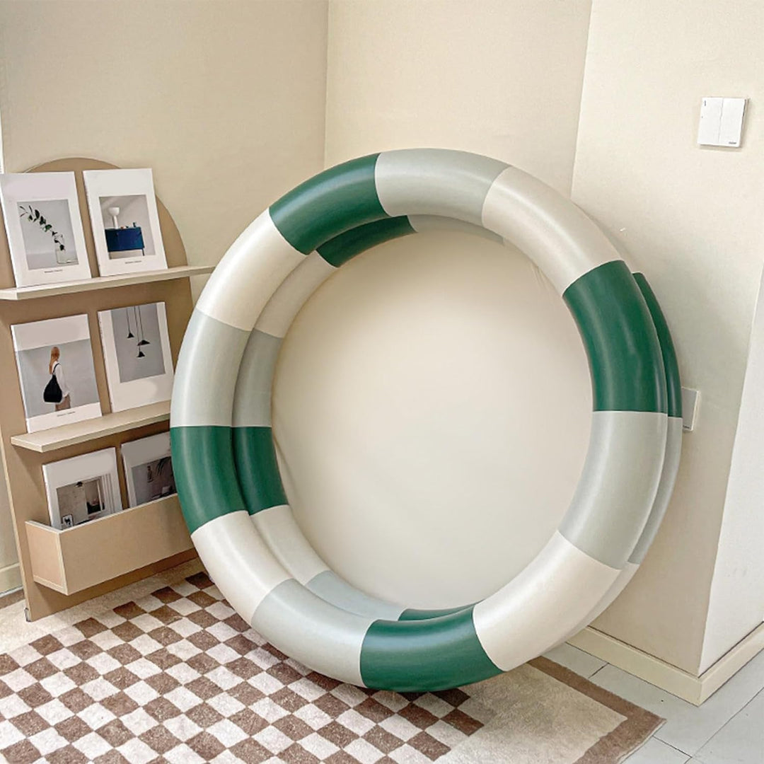 Aufblasbarer Pool Baby Retro Blow Up Swimming Pool Familie Niedlicher Stil Verdickter Wasserpool (Gr