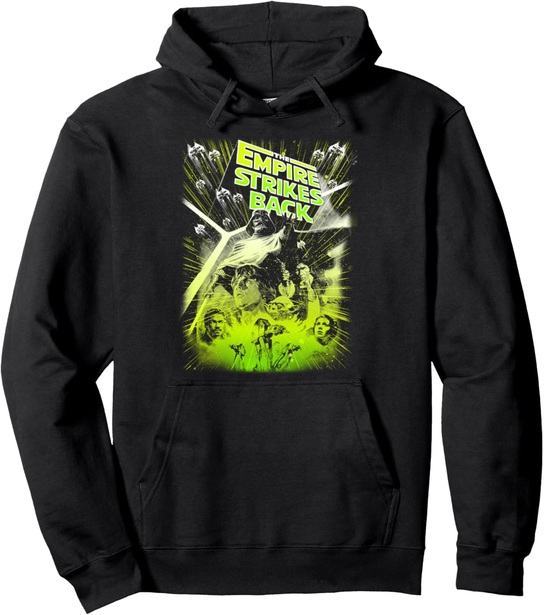 Star Wars Empire Strikes Back Green Neon Pullover Hoodie