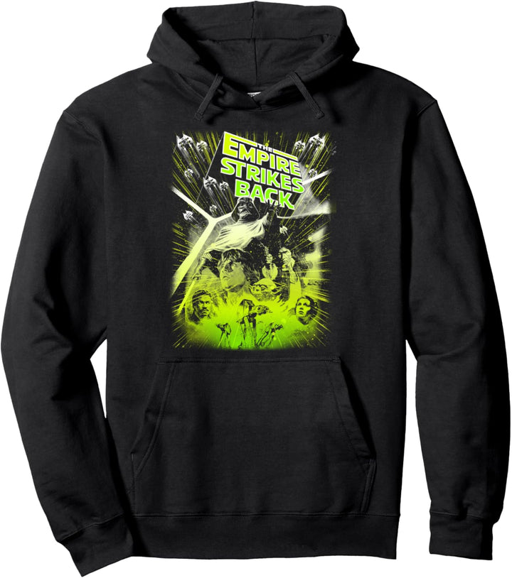Star Wars Empire Strikes Back Green Neon Pullover Hoodie