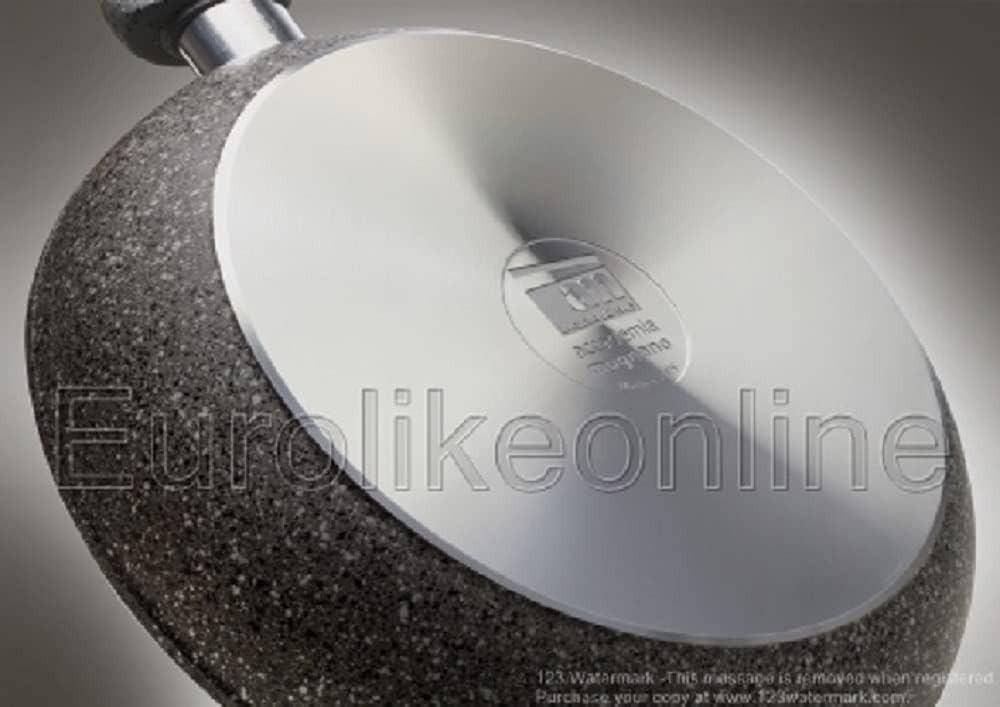 ACCADEMIA MUGNANO KOCHTOPF mit 2 GRIFFEN, AUS STEIN, ALUMINIUM, ANTIHAFTBESCHICHTET, 28 cm, 100 %HER