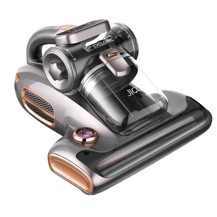 JIGOO T600 Milbensauger für matratzen mit UV-Licht & Vibration, 700W 15kpa Antimilben-Staubsauger en