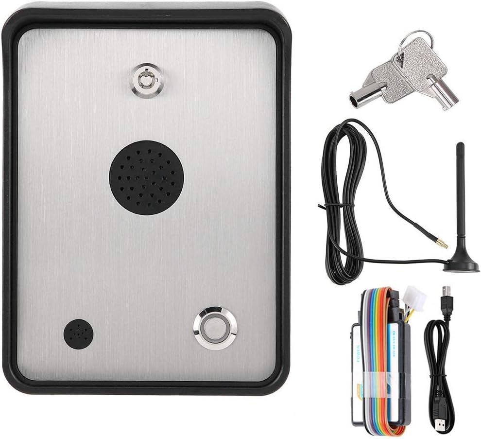 GSM Audio Intercom, Regenfester Zugangskontroller für Toröffner Edelstahl Zugangskontrollsystem, Inn